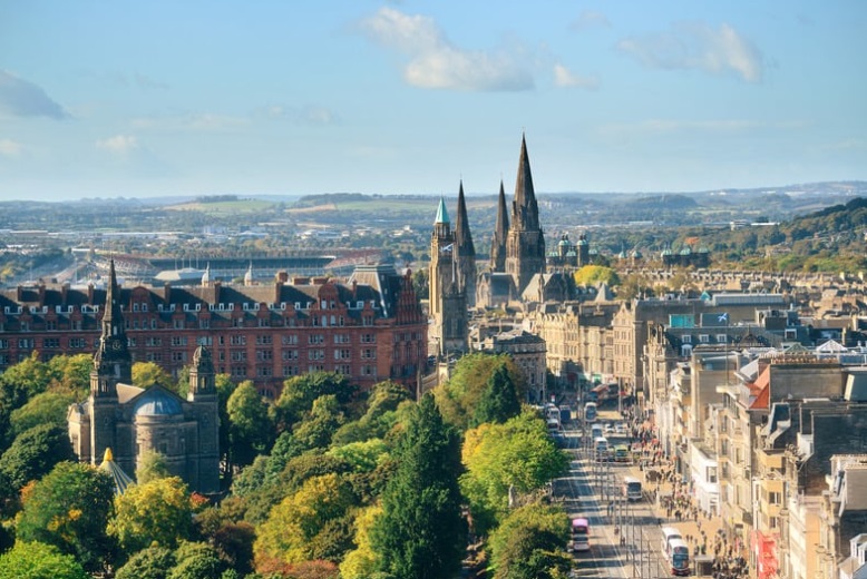 Edinburgh city view