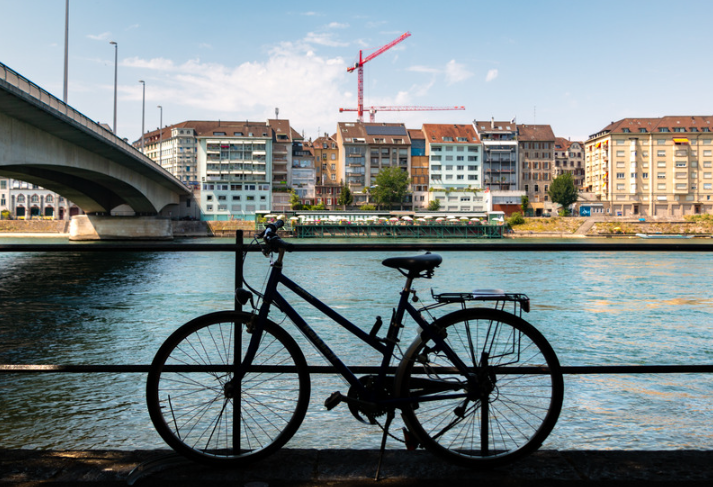 Bike next to the River Seine