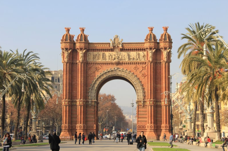 Arc de Triomf in Barcelona