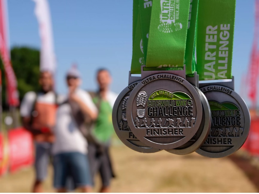 Cotswold Ultra Challenge medals